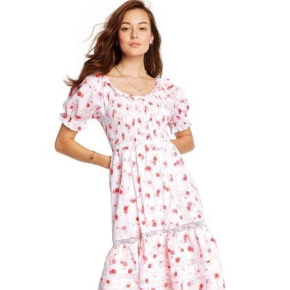 LoveShackFancy for Target Cosette Floral Dress XS - Picture 8 of 9